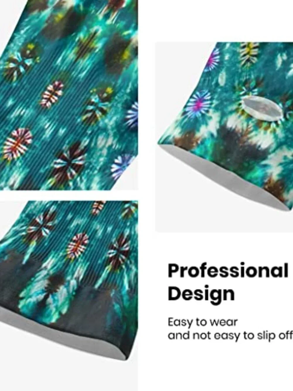 UV Arm Sleeves for Gardening Women Sun Protection Tie Dye Cooling